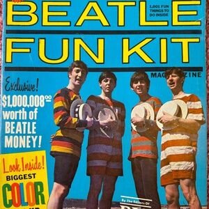 "BEATLE FUN KIT" 1964 Original Beatles Magazine collector's item